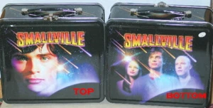 Smallville TV Show Illustrated Large Metal Lunchbox Tin Tote 2003 NEW UNUSED - Picture 1 of 1