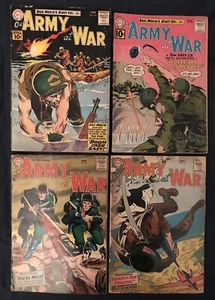 OUR ARMY AT WAR (Sgt Rock) lot of 4 comics with 10 cent covers:#56, 72, 107, 109 - Picture 1 of 6
