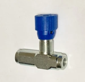 Hydraulic Flow Regulator Valve VRFU 90° 1/2” V0583 - Picture 1 of 2
