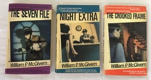 Lot of (3) William P. McGivern Paperbacks - Night Extra / Crooked Frame / 7 File - Picture 1 of 5