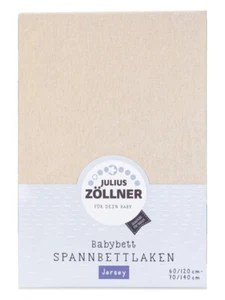JULIUS ZÖLLNER Spannbettlaken Jersey 60x120 - 70x140 Shell - Bild 1 von 1