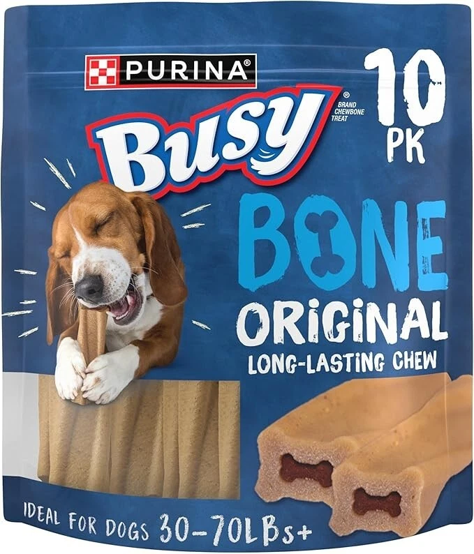 Purina Busy Bone Long Lasting Small/Medium Breed Adult Dog Chews Peanut Butter - Image 1 of 1