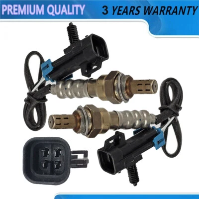 2pcs Oxygen O2 Sensor For 2007 GMC Yukon XL 1500 V8 5.3L 6.0L 6.2L Downstream - Image 1 of 4