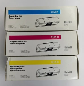 Xerox 6R746 6R747 6R748 Dry Toner Cartridge Cyan Magenta Yellow For XPrint 4915 - Picture 1 of 4