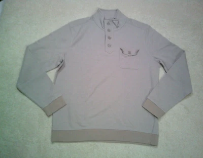 Vintage Structure Sweater Mens Large Beige 90s - Image 1 of 4