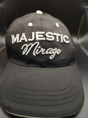 Gorra Majestic Mirage con correa trasera para hombre negra Punta Cana logotipo ajustable Foto 1 de 4