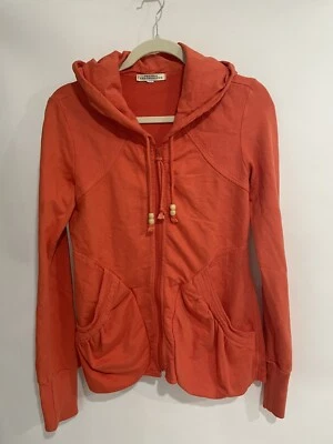 Prairie underground full zip hoodie orange size XS Organic Cotton 100% - Image 1 of 4