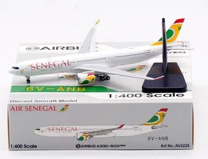 Aviación 1:400 Air Senegal Airbus A330-900 Diecast Aircraft Jet Modelo 6V-ANB - Imagen 1 de 18