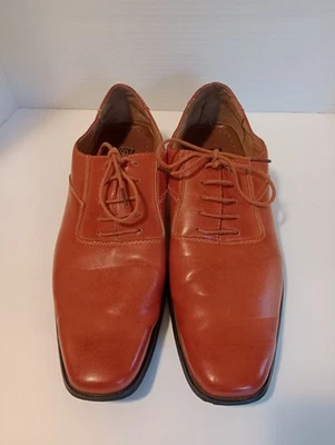 Ferro Aldo Mens Oxford Shoes Size 10.5 Brown Leather - Image 1 of 4
