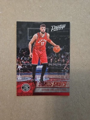2016-17 Panini Prestige - Jonas Valanciunas #75 Bonus Shots Red /75 - Image 1 of 2