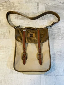 Vintage Wells Fargo Canvas Messenger Bag mit Clip-On Schultergurt Kanata sehr guter Zustand - Bild 1 von 12