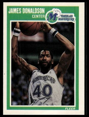 1989-90 Fleer #34 James Donaldson - Image 1 of 2