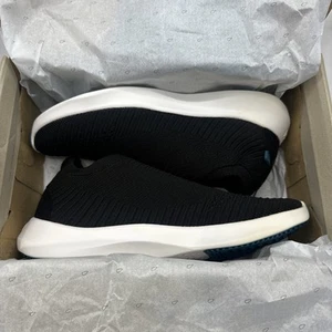Zapatilla deportiva sin cordones Vessi Everyday Move para mujer talla 7 ónix negra zapatos impermeables - Imagen 1 de 5