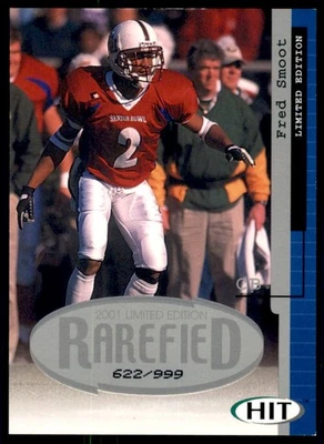 2001 SAGE HIT Rarefied Fred Smoot 622/999 Mississippi State Bulldogs #R41 - Image 1 of 2
