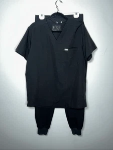 Figs schwarzes Peeling Outfit Gr. Medium - Bild 1 von 7