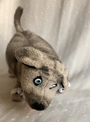 Walter El Perro Pedo Peluche Gris Sonido Peluche Juguete Libro de Cuentos Personaje Foto 1 de 4