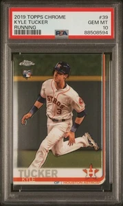 2019 Topps Chrome #39 Kyle Tucker Running PSA 10 - Picture 1 of 2