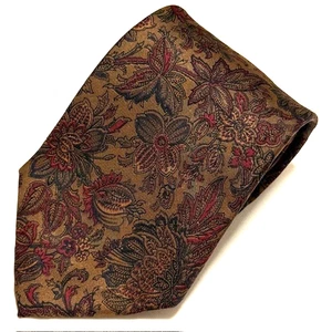 Mallory & Church Tie Vintage Paisley Old Money Formal Elegance Dapper Luxury - Picture 1 of 24