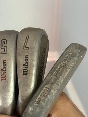 Vintage Wilson Sam Snead Blue Ridge Set 7 Iron, 5 Iron, Putter - Image 1 of 4
