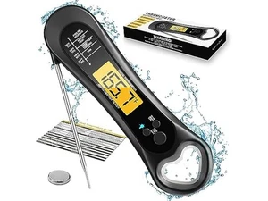 Biison Instant Read Meat Thermometer Grey - Picture 1 of 7