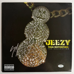 YOUNG JEEZY signed Auto (THUG MOTIVATION) Album Vinyl Schallplatte LP COA PSA - Bild 1 von 4