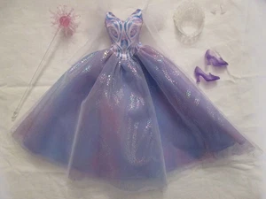 Enchanting Glinda Upland Mattel Wicked 2 for Good Doll Outfit Dress Wand Shoes - Picture 1 of 12
