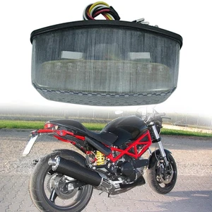 Luz trasera parada trasera moto ajuste integrado para Ducati Monster 1000 1994-2007 - Imagen 1 de 11