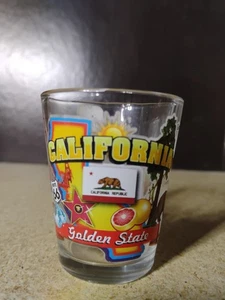 CALIFORNIA GOLDEN STATE ELEMENTS SHOT GLASS - Picture 1 of 4