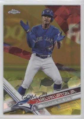 2017 Topps Chrome Sapphire Edition Gold Refractor /5 BJ Upton Melvin Jr #623 - Image 1 of 2