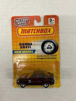 Ford Sierra XR4i 1990 Matchbox Superfast MB-40 Rally Texas Pirelli Motorcraft Foto 1 de 2