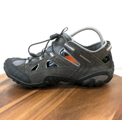 Туфли туристические мужские Merrell Chameleon 3 10,5 серые кожаные уличные дорожные туфли - Изображение 1 из 4