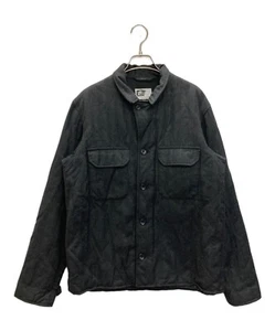 Engineered Garments Men's Wool Quilted Jacket Size M Grey Solid Casual USED - Picture 1 of 4
