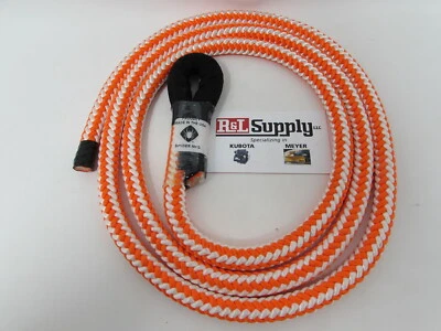 R&L SUPPLY 1/2" X 5FT ORANGE 16 STRAND PROFESSIONAL SPLIT TAIL - ARBORIST CLIMBING