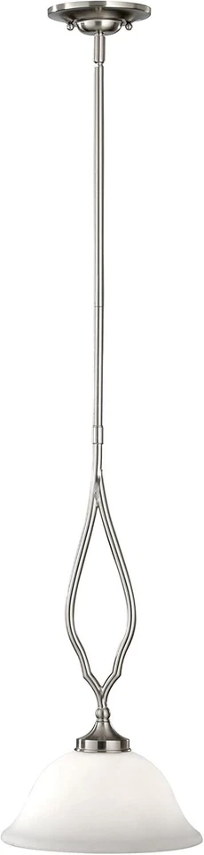 Mini colgante Murray Feiss Beckett 1 luz - acabado acero cepillado Foto 1 de 3