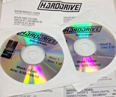 RADIO SHOW: HARDDRIVE 10/5/02 GUESTS: TRUST CO, DISTURBED, KORN; ORGY, SPARTA - Image 1 of 3