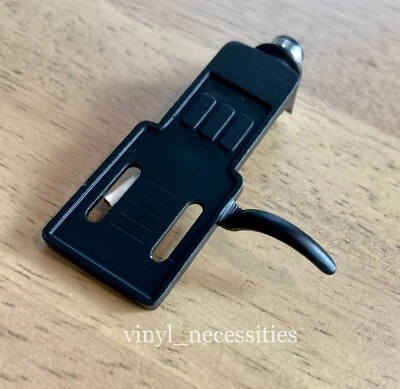 Cartucho negro estilo Stanton Phono Headshell 7N OFC cable aislado plateado Foto 1 de 4