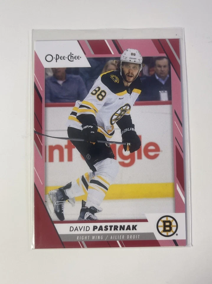 2023-24 O-Pee-Chee Red Border DAVID PASTRNAK #103 - Image 1 of 2
