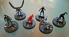 Heroclix Captain America: Civil War set COMPLETE 6-figure Starter Set lot w/card