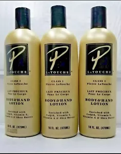 SET BESTEHEND AUS - 3 PIERRE LaTOUCHE Klasse 1 Körper- und Handlotion, Unisex - je 16 Unzen - Bild 1 von 1