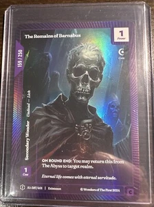 Wonders Of The first Serialized Alt Art /250 - The remains Of barnabus - Picture 1 of 2