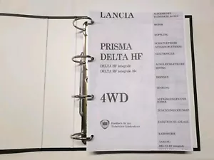 Werkstatthandbuch Service Lancia Delta Integrale Technische Daten Kundendienst - Picture 1 of 11
