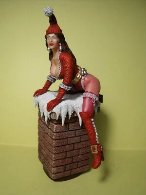 1/12  FIGURE  NOLWEN  CHRISTMAS GIRL  VROOM  UNPAINTED  FOR  TAMIYA  NOREV  CMR - Image 1 of 4