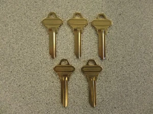 GMS KBLFSCPB SCHLAGE C KEYWAY CONTROL KEY BLANKS PACK OF 5 - Picture 1 of 4