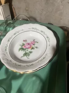 Vintage Victorian Rose Gibson 2 Soup /cereal Bowl. - Picture 1 of 3