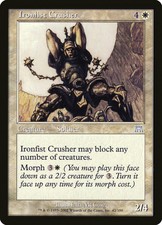 1X Ironfist Crusher Onslaught NM/EX FOIL MTG CARD