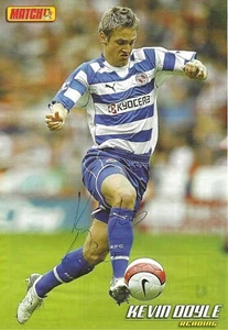 IMAGEN ORIGINAL AUTOGRAFIADA KEVIN DOYLE READING FC 2005-2009 EIRE INTERNATIONAL - Imagen 1 de 3