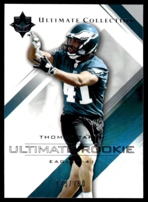 2004 Upper Deck Ultimate Collection Thomas Tapeh Rookie /750 Philadelphia Eagles - Image 1 of 2