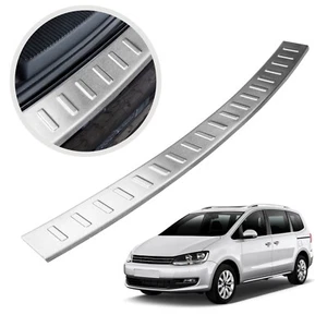 pour VW SHARAN 2010-2022 VAN BANDE DE PROTECTION DE PARE-CHOCS ARRIÈRE BROSSÈE - Imagen 1 de 8