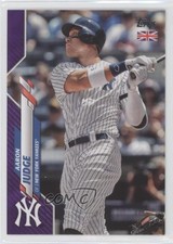 2020 Topps UK Edition Purple /50 Aaron Judge #100
