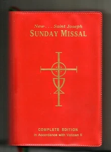 NEW SAINT JOSEPH Sunday Missal (1999, Vinyl Cover) Complete Edition Catholic - Picture 1 of 9